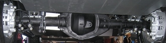 Rebuilt Axle Installed in Vehicle