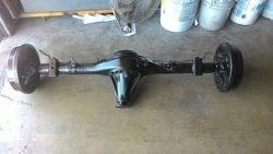 replacement axle on ground